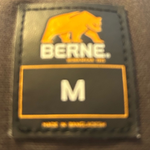 Berne Original Washed Quilt Lined Hooded Jacket charcoal 10-12 tiny flaw pocket - Picture 5 of 9